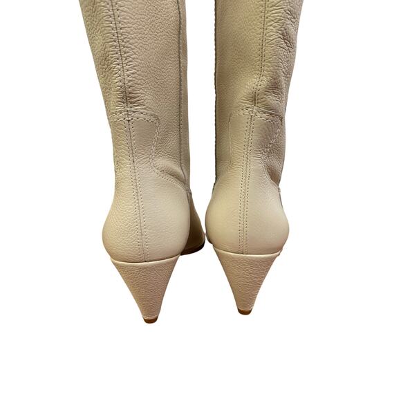 Larroude Louise Pointed Toe Western Boots Heel Leather Mismatched Sz 7 and 7.5 - Picture 10 of 13